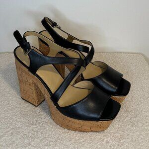 MICHAEL Michael Kors | Abbott Platform Sandals | Black